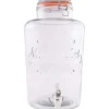 Dryckesdispenser - POINT-VIRGULE - Glas med Kran - 8L - För Cocktails och Iste