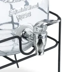 Dryckesdispenser-set, 37x33x24 cm, Klar