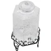 Dryckesdispenser, 40x21x21 cm, 10L, Glas, Transparent, Metallställ