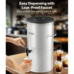 Dryckesdispenser 34x37,5x51 cm rostfritt stål