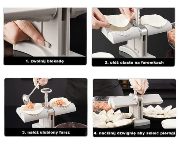 DUBBEL MASKIN FÖR MADE PIEROGI E-6281
