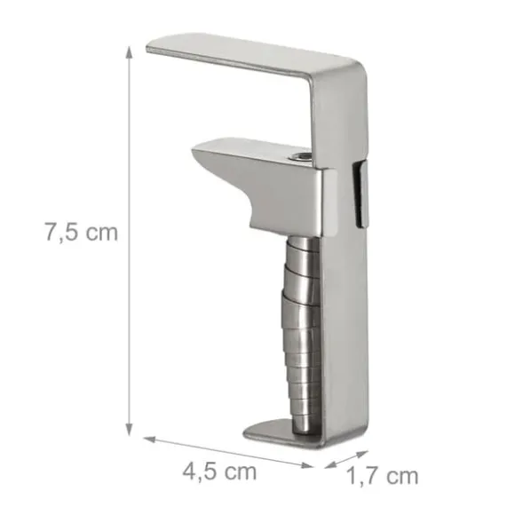 Dukklämmor, 8x4,5x1,7 cm, Silver