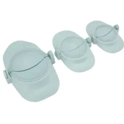 Dumpling Maker Set - 3 olika storlekar Empanadas pressform för matlagning i kök (blå)