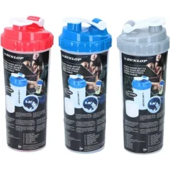 Dunlop - Sports shaker bottle with convenient closure 550 ml