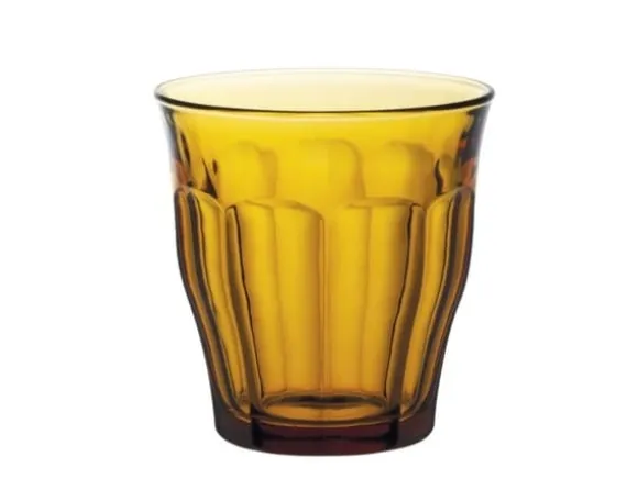 Duralex PICARDIE AMBER glas 250 ml orange - 6 st. Duralex PICARDIE AMBER glas 250 ml orange - 6 st.