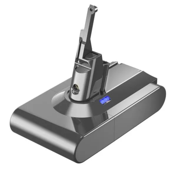 Dyson V8 batteri 6800 mAh, ersättningsbatteri för V8 Absolute/Animal (SV10), ljusgrå, uppladdningsbart