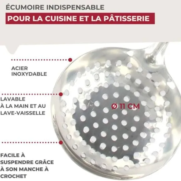 Ecumoire inox 32 cm Fackelmann Oxford