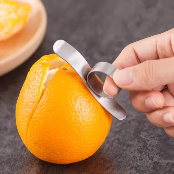Effektiv Apelsinskalare i Rostfritt Stål (2-pack)
