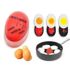 Egg Timer Perfekt färgbyte Kokta ägg Cooking Helper