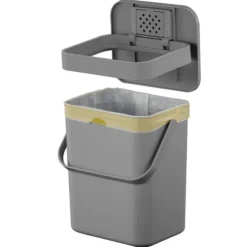 EKO Puro II Matavfall Caddy Avfallskärl 5L Grå