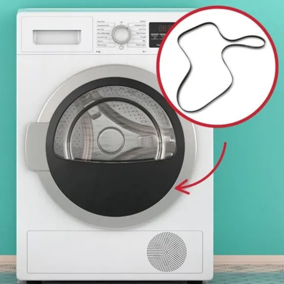 Elastiskt bälte 1920H8 MAEL för torktumlare av flera märken - Indesit, Hotpoint Ariston - 8 tänder