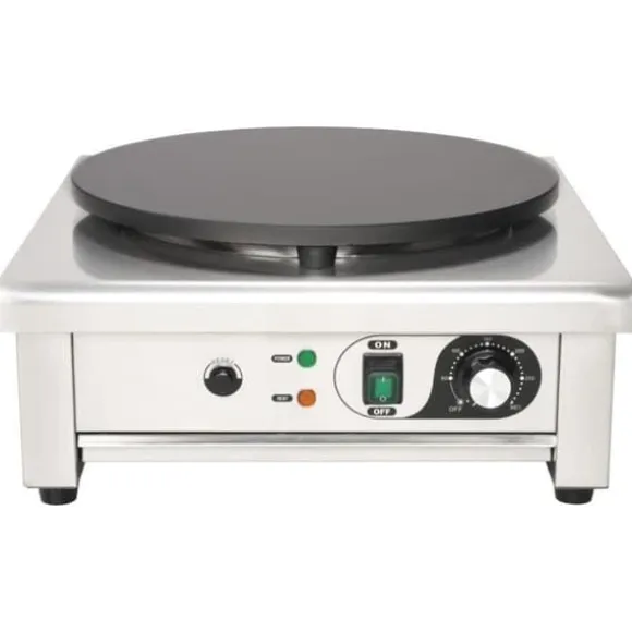 Eläckerpanna elektrisk - vidaXL - 40 cm - 3000 W - Rostfritt stål - Non-stick
