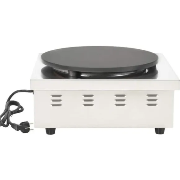 Eläckerpanna elektrisk - vidaXL - 40 cm - 3000 W - Rostfritt stål - Non-stick