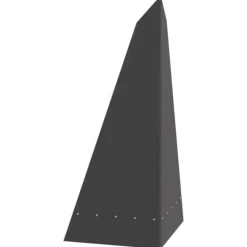 Eldstad Svart 58 x 40 x 100 cm Stål