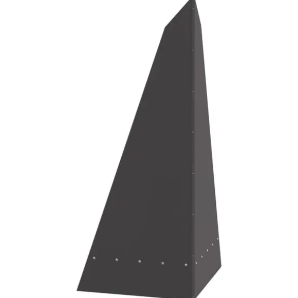 Eldstad Svart 58 x 40 x 100 cm Stål
