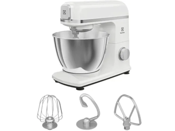 Electrolux E5KM14SWB, Stativmixer, Vit, Vispning, Knådning, Mixning, 1,2 m, 5 l, 1200 W