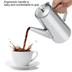 Elegant tekanna i tjockt rostfritt stål - Hemmarestaurang Te Kaffe Vattenkokare