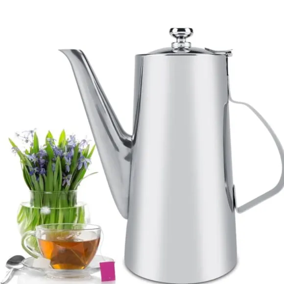 Elegant tekanna i tjockt rostfritt stål - Hemmarestaurang Te Kaffe Vattenkokare