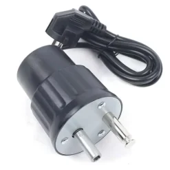 Elektrisk BBQ-motor, rotisseri grillspettmotor för grill, 220V, svart