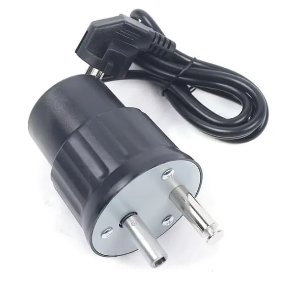 Elektrisk BBQ-motor, rotisseri grillspettmotor för grill, 220V, svart