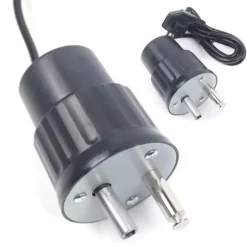 Elektrisk BBQ-motor, rotisseri grillspettmotor för grill, 220V, svart