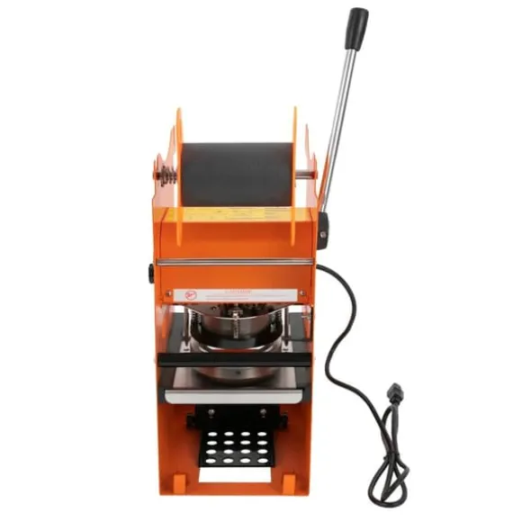 Elektrisk Bubble Tea Förseglare, Hög Förseglings Effektivitet, Justerbar Temperatur,Orange