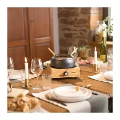 Elektrisk fondueset - LIVOO - DOC287 - 800W - 2L - 8 personer - Justerbar termostat - PFAS-fri non-stick-gryta