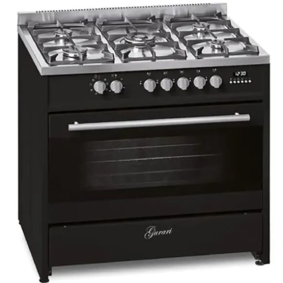 Elektrisk gashäll - Gurari - GCH E 911 BL - 90 cm - 5 brännare - XXL ugn 121 L