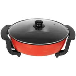 Elektrisk hotpot 6 L, gryta/stekpanna med 2 fack, 1360 W 220 V, non-stick, temperaturjusterbar, flerfärgad