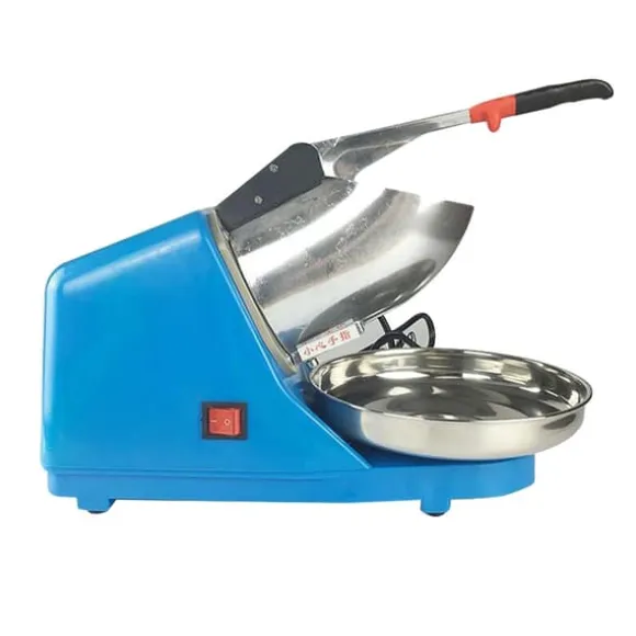 Elektrisk Ismaskin, 380W Effekt, 2200 RPM Rotationshastighet, 65 kg/H Krosskapacitet,Blå, EU