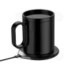 Elektrisk kaffevärmare med justerbar termostat Snabbuppvärmning Elektrisk kaffevärmare för matvärmare för hemmakontor