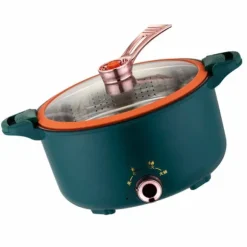 Elektrisk kokkärl Multifunktionell nudlar spis Stor kapacitet Hot Pot Anti Stick Stekpanna