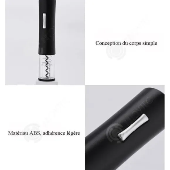 Elektrisk korkskruv - INN - Modell med torra batterier - Silver - ABS - Multifunktionell