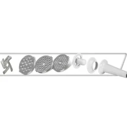 Elektrisk köttkvarn i rostfritt stål, med korvstopparutrustning MPM MMM-07M 1800W Silver 01054