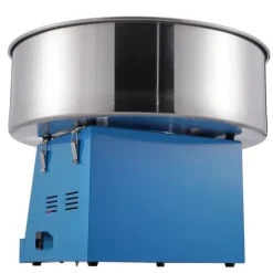 Elektrisk sockervaddsmaskin 1000 W, kommersiell godismaskin med rostfri skål och sockerskopa, perfekt för fester och evenemang