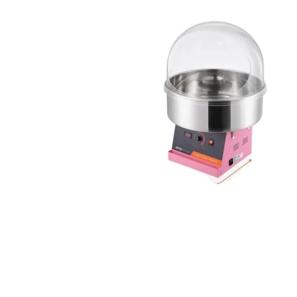 Elektrisk Sockervaddsmaskin, 1000W Effekt, 3,5 Ounce Kapacitet,Rosa med omslag