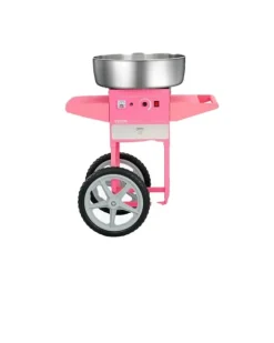 Elektrisk Sockervaddsmaskin, 1000W Effekt, 3,7 Ounce Skålkapacitet, 149-473°F Temperaturintervall,rosa