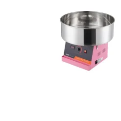 Elektrisk Sockervaddsmaskin, 1000W Effekt, Producerar 6 Coner per Minut,Rosa