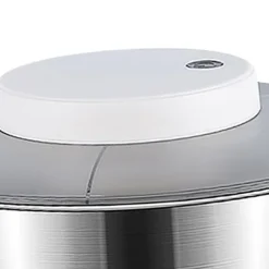 Elektrisk stor salladssnurra rostfritt stål 4500 ml Effektiv salladssnurra för torkning av bladgrönsaker frukt