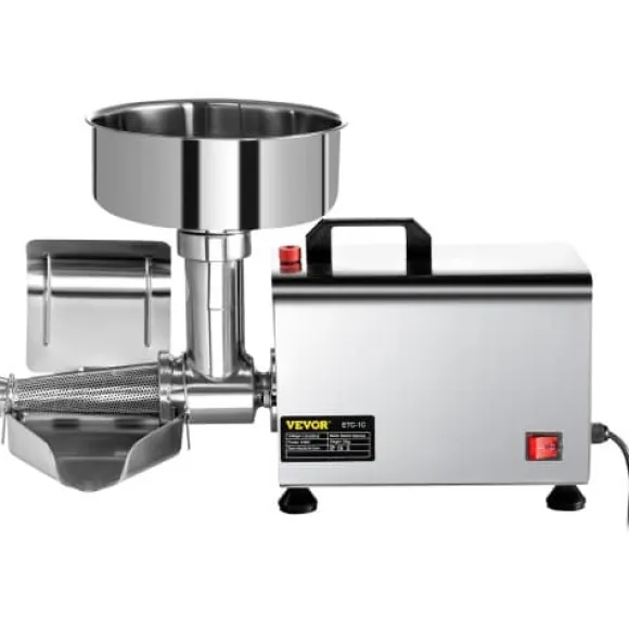 Elektrisk tomatpress, 49x23x34,5 cm, rostfritt stål