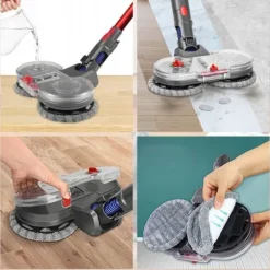 ELEKTRISK TURBOMOPPBORSTE FÖR DYSON V7 V8 V10 V11 V15 8x MOPPAR