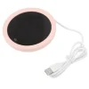 Elektrisk USB-kaffemuggvärmare för skrivbord - Rosa Mugg Värmeplatta Gravity Switch 55°C