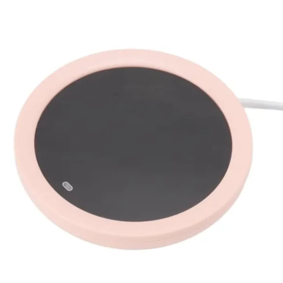 Elektrisk USB-kaffemuggvärmare för skrivbord - Rosa Mugg Värmeplatta Gravity Switch 55°C