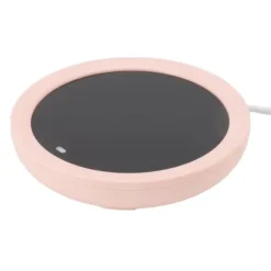 Elektrisk USB-kaffemuggvärmare för skrivbord - Rosa Mugg Värmeplatta Gravity Switch 55°C