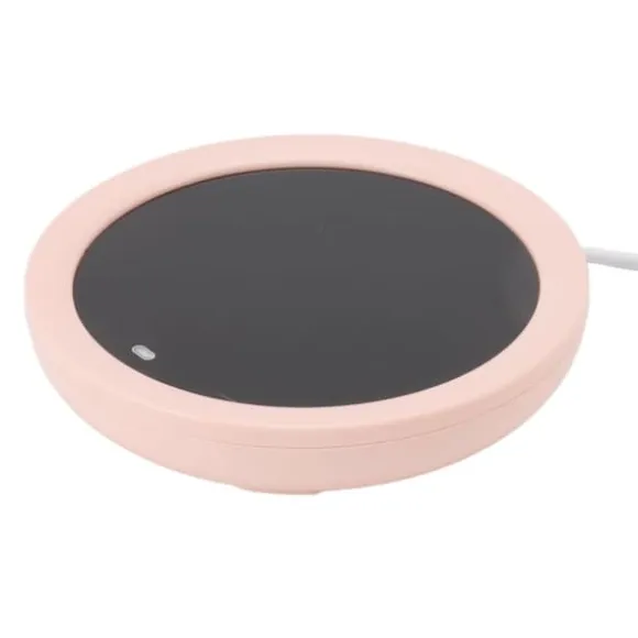 Elektrisk USB-kaffemuggvärmare för skrivbord - Rosa Mugg Värmeplatta Gravity Switch 55°C