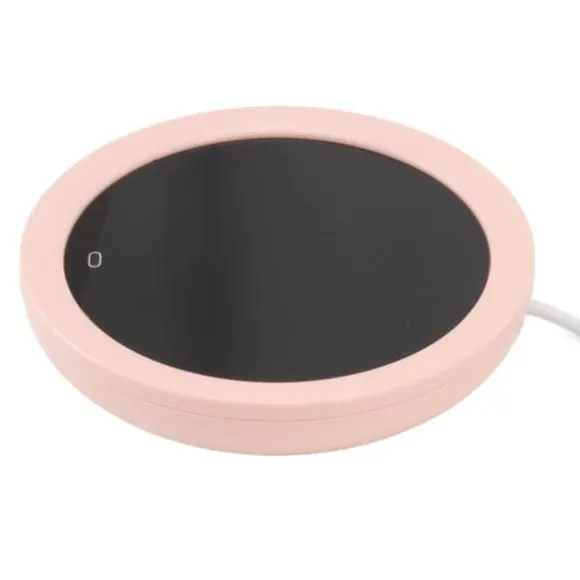 Elektrisk USB-kaffemuggvärmare för skrivbord - Rosa Mugg Värmeplatta Gravity Switch 55°C