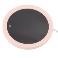 Elektrisk USB-kaffemuggvärmare för skrivbord - Rosa Mugg Värmeplatta Gravity Switch 55°C