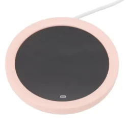 Elektrisk USB-kaffemuggvärmare för skrivbord - Rosa Mugg Värmeplatta Gravity Switch 55°C