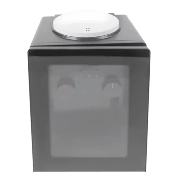 Elektrisk vattenautomat & vattenkylare - Bordsmodell - Varm & kall - 550 W snabb uppvärmning - 75 W kylning - För hem, kontor, husbil - Svart