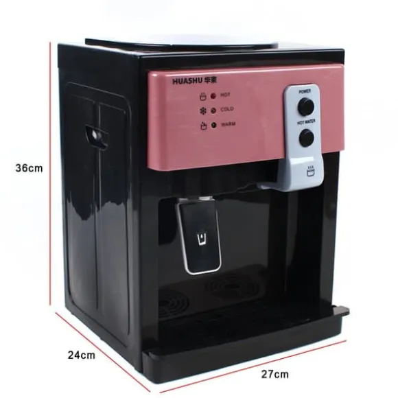 Elektrisk Vattendispenser, 550W Värmekraft, Toppmatad Design, Hållbar Rostfritt Stål